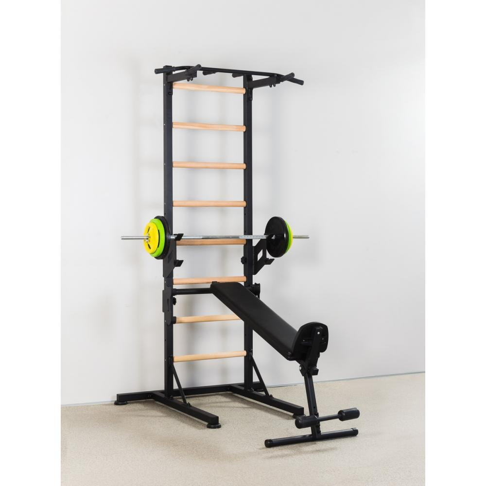 Шведська стінка пересувна UniversalWoodBlack універсальна поперечина з екологічно чистої липи або ясеня Кам'янське - фото 8