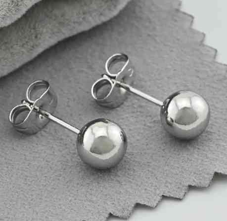 Серьги Xuping гвоздики, размер 7*7мм, позолота Белое Золото Киев