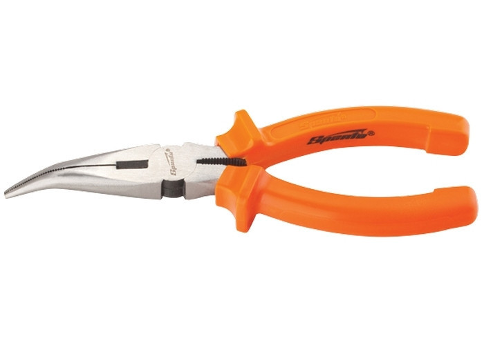 Довгогубці вигнуті Classic, 160 мм, шліфовані, пластмасові рукоятки SPARTA Полтава - фото 1