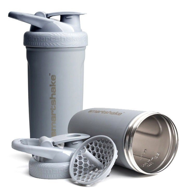 Шейкер спортивний SmartShake металевий Reforce Stainless Steel 30oz/900ml Gray Кам'янське - фото 11
