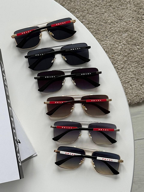 Окуляри унісекс Prada  з металевою оправою на середнє обличчя 🔥 Київ - фото 9