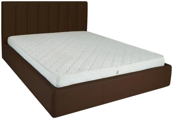Ліжко Sanam Comfort 140 х 200 см Fly 2231 A1 З підйомним механізмом та нішою для білизни Темно-коричневий Дніпро