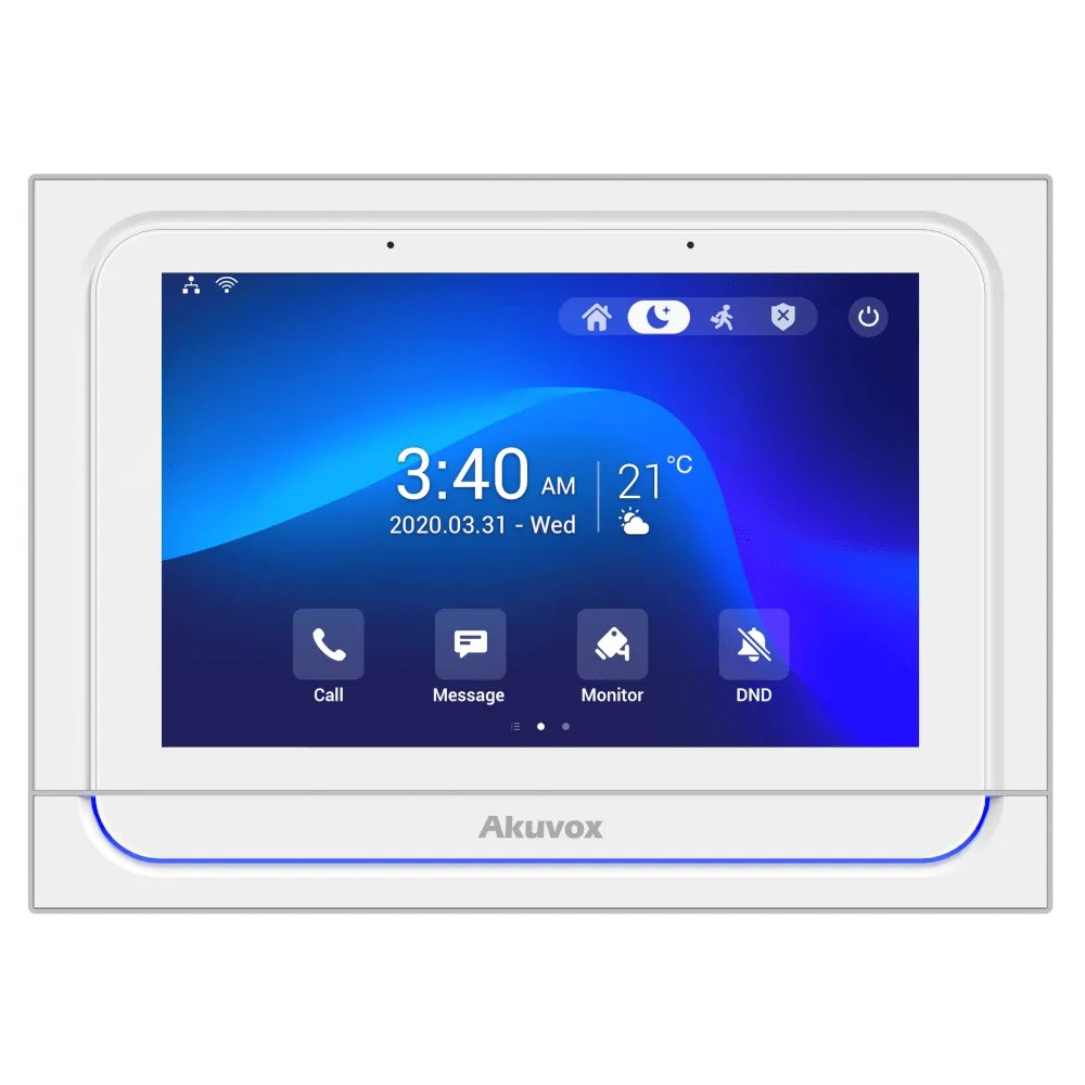 IP-відеодомофон з Wi-Fi 7" Akuvox X933W White Київ - фото 1