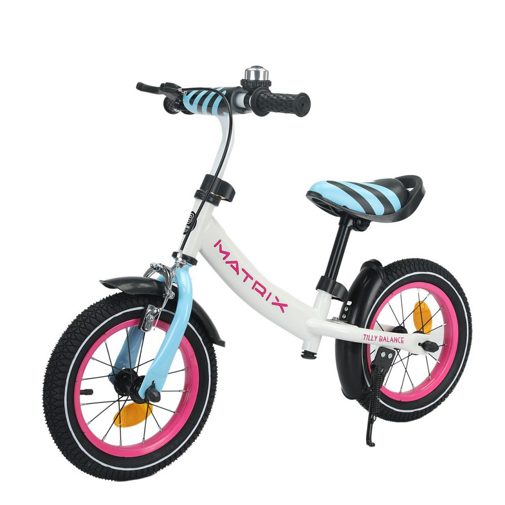 Детский беговел с колесами 12 дюймов для детей от 2 до 5 лет Balance Tilly Matrix T-21259/1 White Кривой Рог - изображение 1
