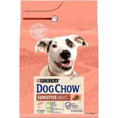 Сухий корм для собак Purina Dog Chow для дорослих, схильних до алергії собак з лососем 2.5 кг (7613034488268) Вінниця