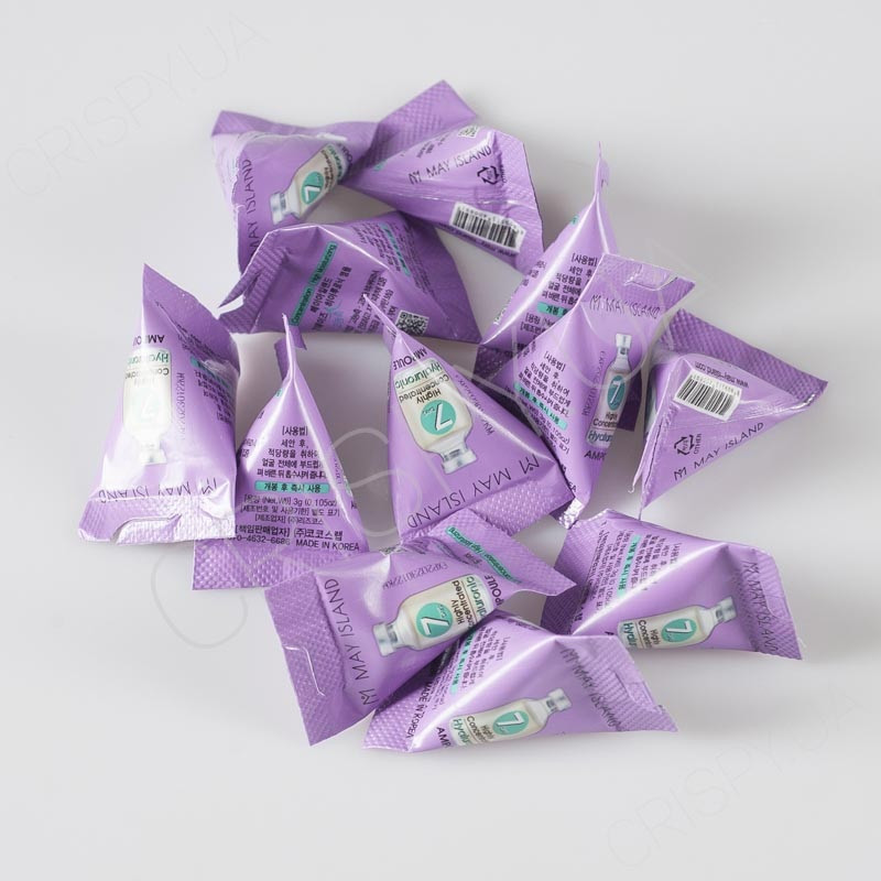 Набір інтенсивних зволожуючих ампул з гіалуроновою кислотою 7 Days Highly Concentrated Hyaluronic Ampoule May Island 3х12 Київ - фото 3