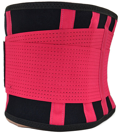 Пояс компресійний MadMax MFA-277 Slimming belt Black/rubine red M Каменское - изображение 8