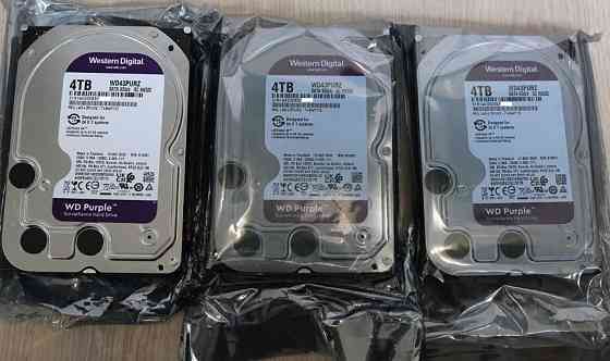 НОВЫЙ жесткий диск (винчестер) 4TB WD purple 3.5