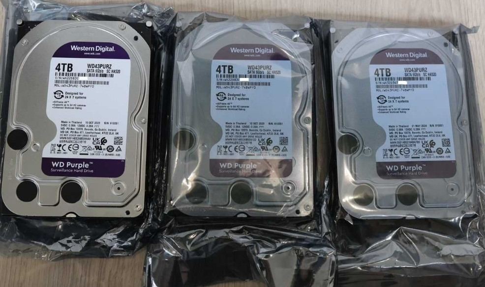 НОВЫЙ жесткий диск (винчестер) 4TB WD purple 3.5