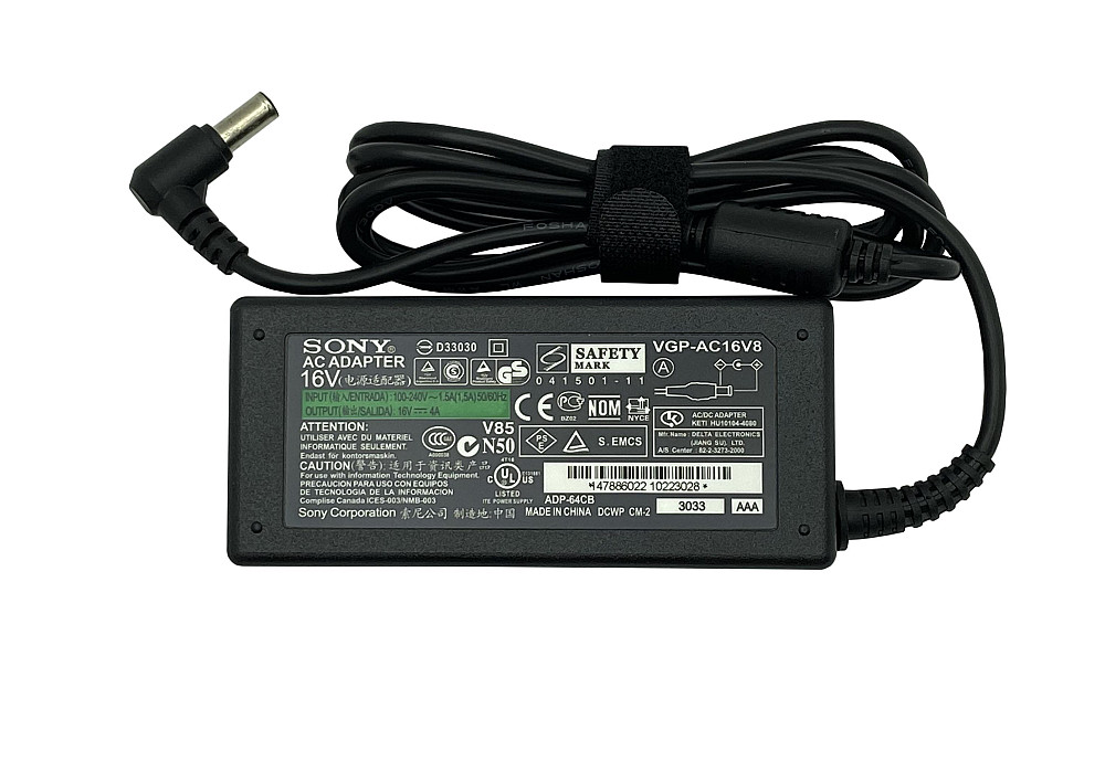 Блок питания для ноутбука Sony 60W 16V 3.75A 6.5x4.3mm FPCAC45 Вінниця - фото 1