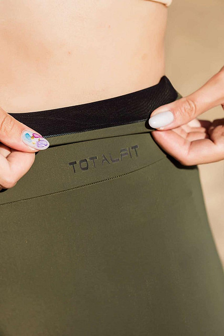 Велосипедки жиночі TotalFit HW13 Хаки, L Киев - изображение 2