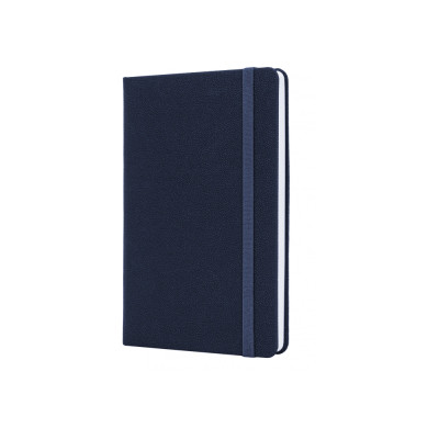 Книга записна Optima А5 NAMIB, тверда обкладинка, гумка, білий блок клітинка, синій (O27101-02) Вінниця - фото 1