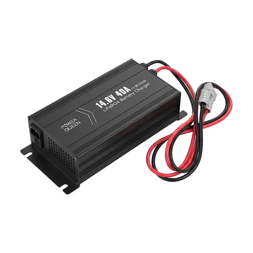 Зарядний пристрій для акумуляторних батарей LiFePO4 14.6V/40A Power Queen P12V40A-BCHA-Y (44-00529) Київ - фото 9