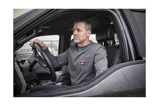 Футболка MILWAUKEE WTLSG-XL, з карманом та довгим рукавом, сіра, (розмір XL) Одесса