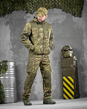 Гірка костюм варан тактичний чоловічий з капюшоном хижак Одеса - фото 12