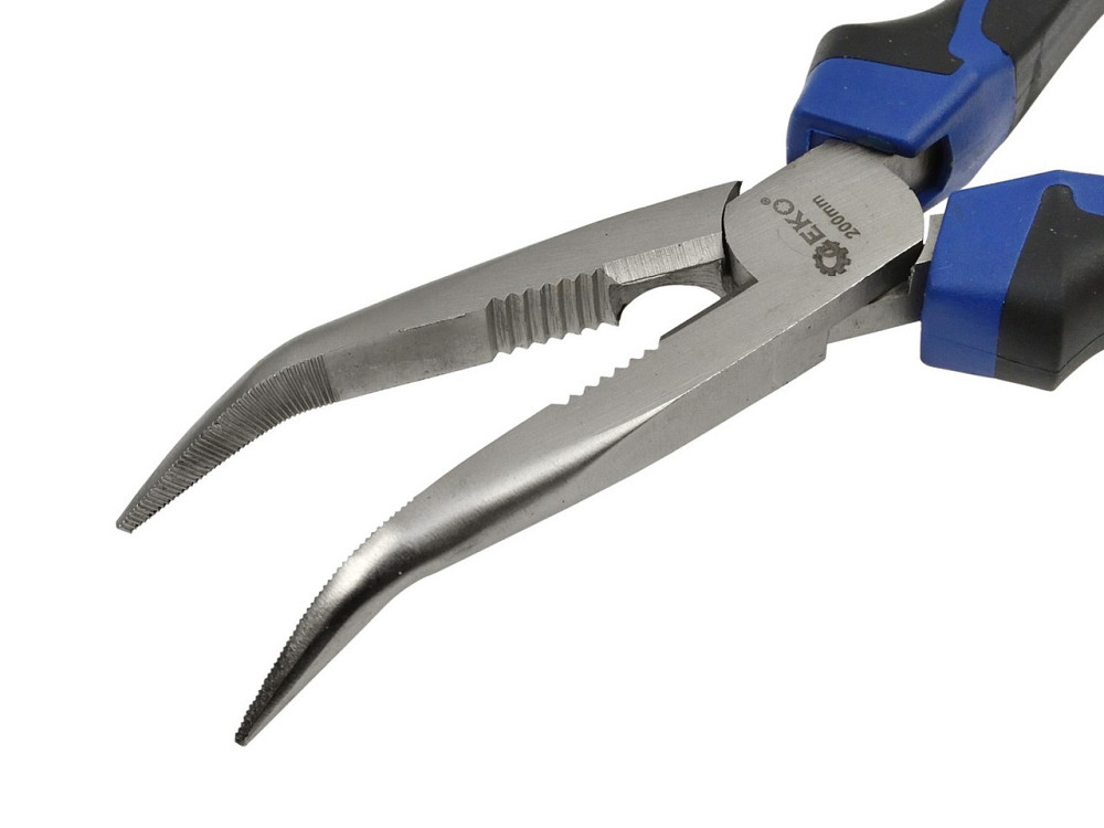 Плоскогубці подовжені вигнуті "GeKo" premium 200 мм Киев - изображение 2