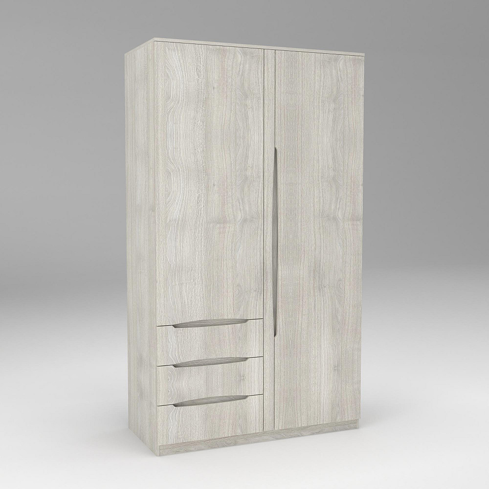 Шкаф Дельта 1, Дуб Шамоні Світлий, 1200х550х2100 Львов - изображение 5