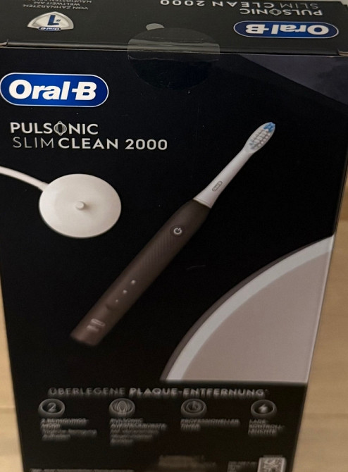 Oral-B Pulsonic SlimClean 2000 Black – звукова зубна щітка. Київ - фото 4