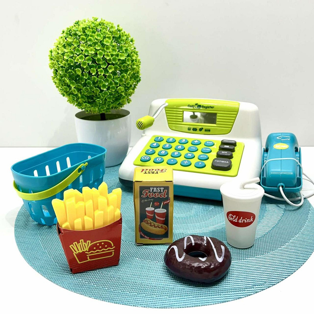 Дитячий ігровий касовий апарат Limo Toy з продуктами (7016 UA) Чернигов - изображение 1