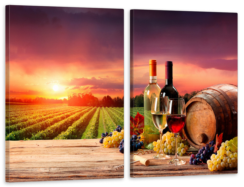Модульная картина в гостиную / спальню  Вина  TLV-2_054 70x102 см Київ - фото 1