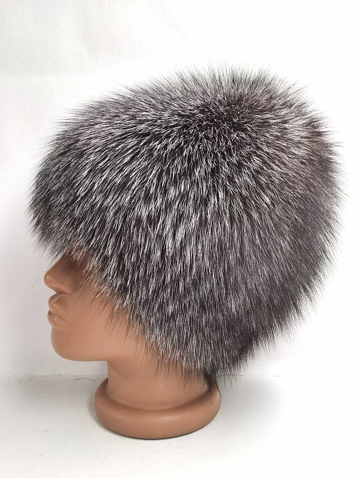 Шапка зимняя меховая женская сноп Снежана Серый Харьков - изображение 6