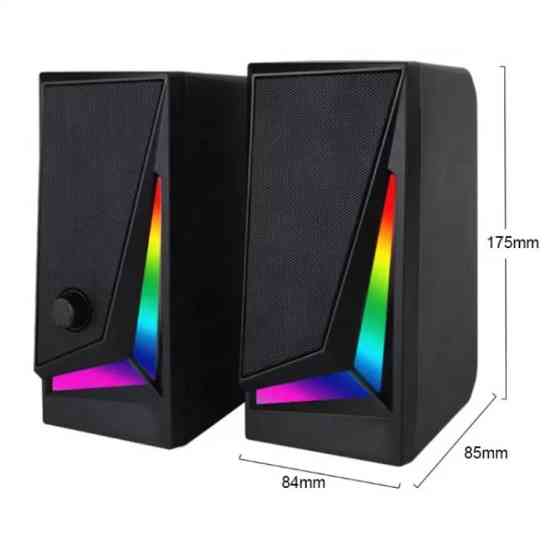 Колонки комп&apos;ютерні MUSIC DJ MJ-100A 8864, чорні Вінниця