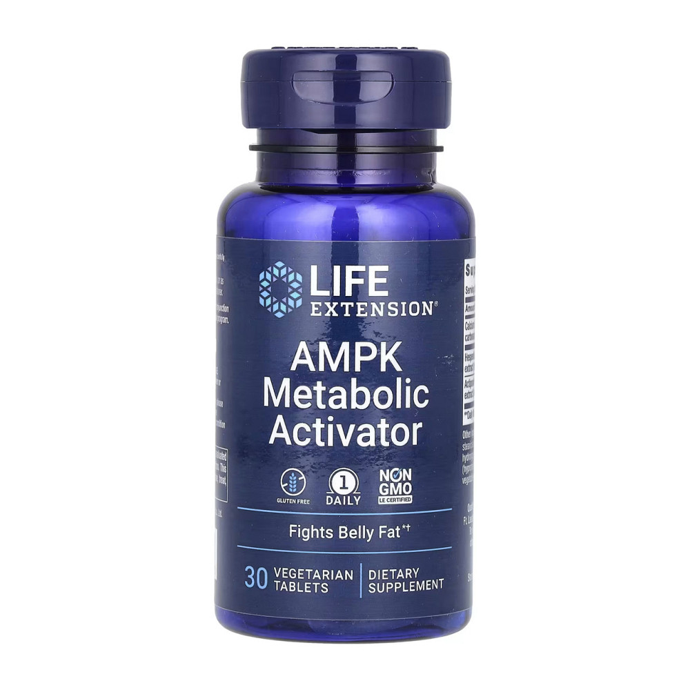 Активатор метаболізму Life Extension AMPK Metabolic Activator 30 tabs Київ - фото 1
