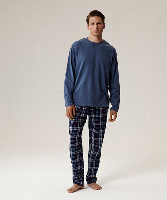 Пижама мужская фланель Atlantic NMP-393 XXL Киев - изображение 1