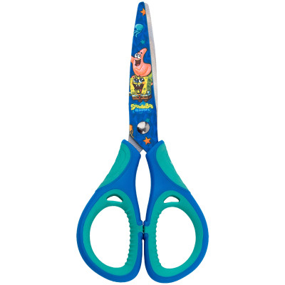 Ножиці Kite дитячі з гумовими вставками і малюнком на лезі Sponge Bob 13 см (SB25-148) Вінниця - фото 2