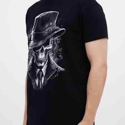 Футболка Sol's Imperial Gentlemen's skull насичений чорний M (11500309/395M) Вінниця