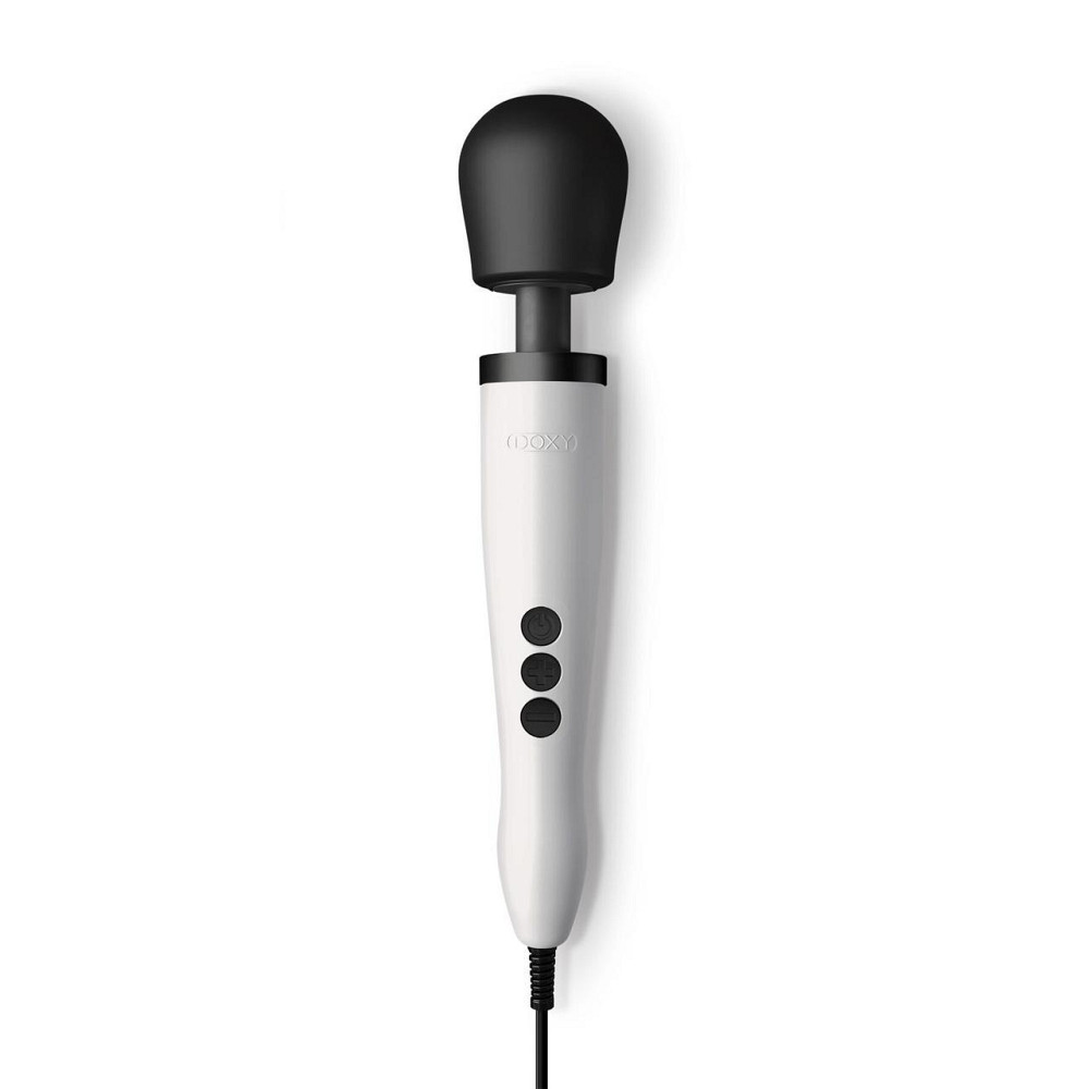 Вібромасажер DOXY Original White, дуже потужний, живлення 220В Sex Aura Київ - фото 4