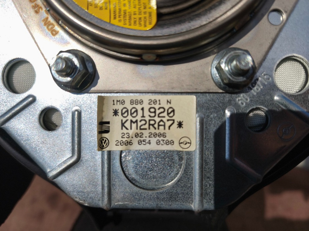 Подушка безпеки водія в кермо AirBag Seat Leon 1998-2005 (1M0880201N) Ковель - фото 3