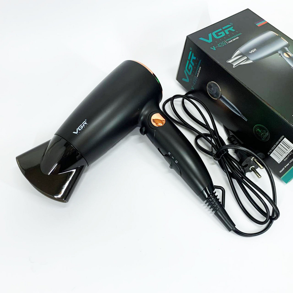 Фен з холодним повітрям для укладання VGR, Фен для красивої укладки волосся Хороший електричний QR-81 Львів - фото 11