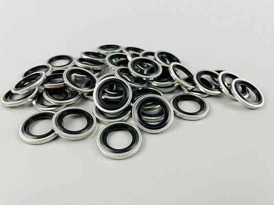 Шайба з гумовим кільцем NBR всередині 14 мм, для гідравліки, олії, води, повітря. Мукачево