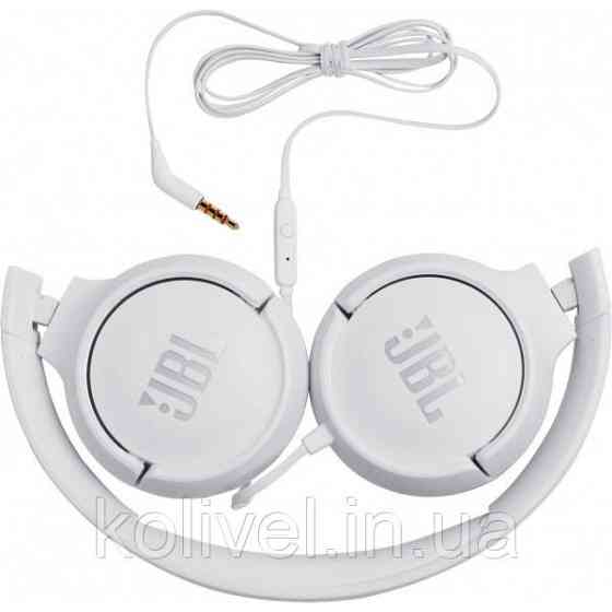 Навушники JBL T500 White (JBLT500WHT) (JBLT500WHT) Киев