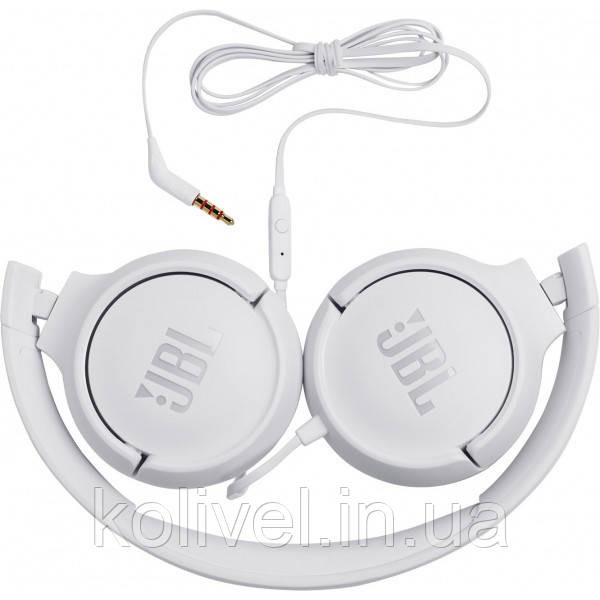 Навушники JBL T500 White (JBLT500WHT) (JBLT500WHT) Киев - изображение 4