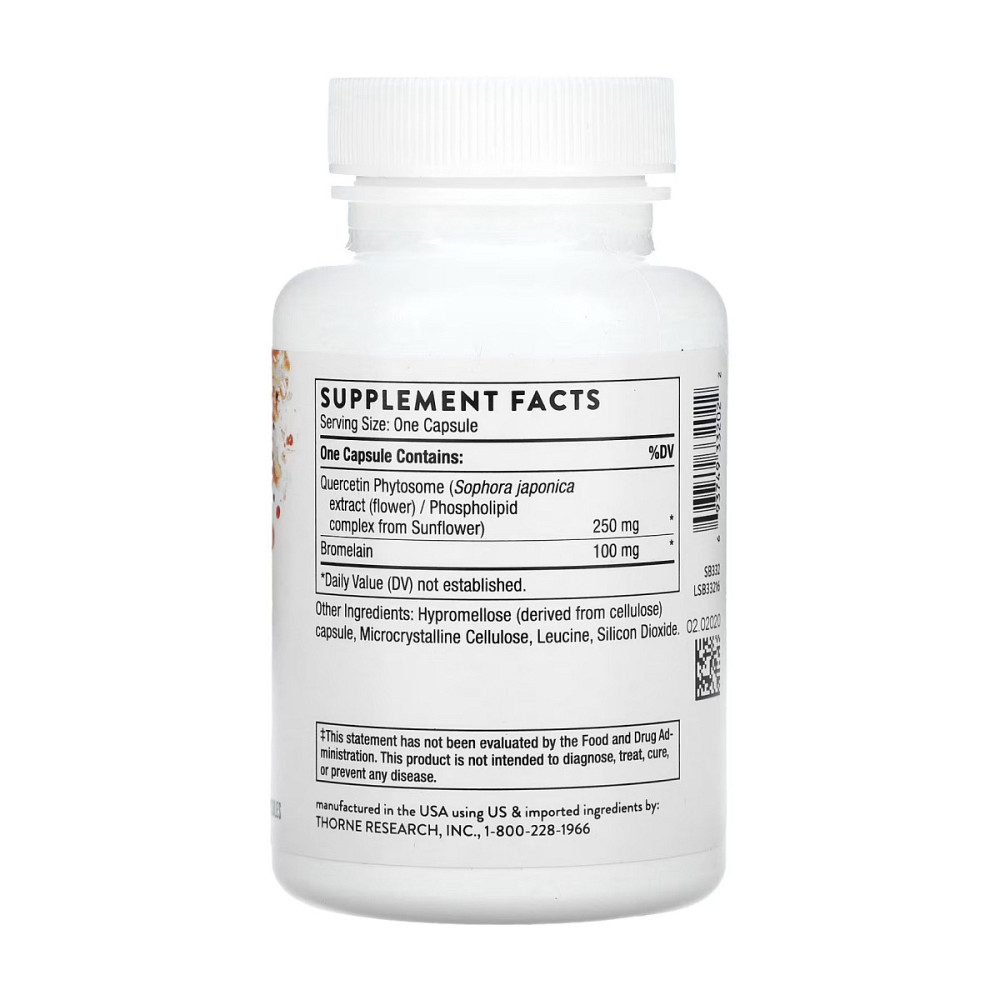 Кверцетина Thorne Quercetin Complex 250 капс (До 06.26) Київ - фото 2