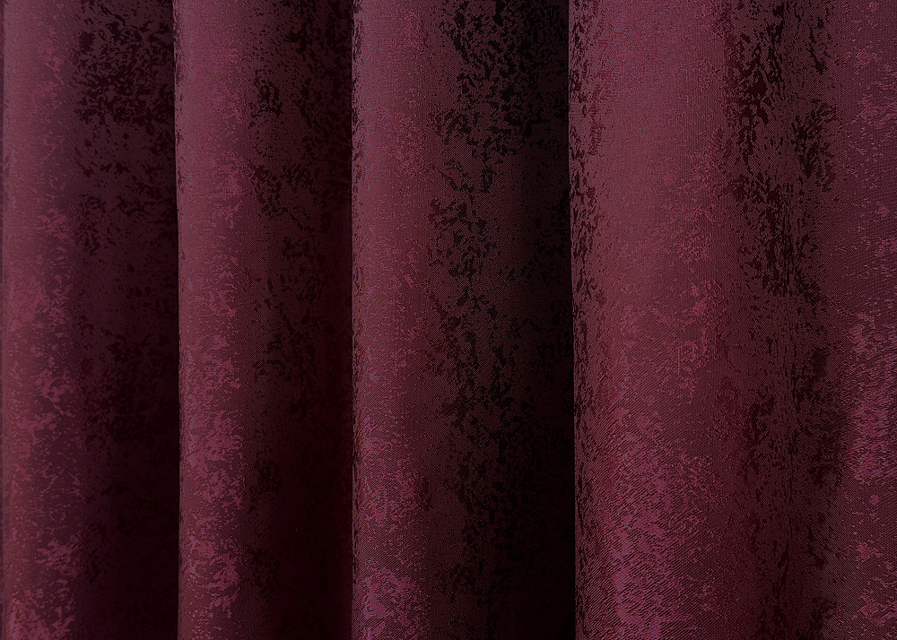 Комплект готовых штор VR-Textil Жаккард Мрамор Al1 № 1302ш Бордовый 200х290 см 2 шт (32-343) Киев - изображение 7