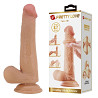 Реалістичний фалоімітатор Pretty Love Tallen, тілесний, 22 х 4 см Sex Aura