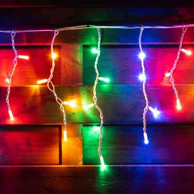 Гирлянда YES! Fun штора LED уличная 80 ламп, IP65, многоцветная (801169) Винница