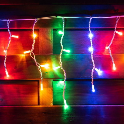 Гірлянда YES! Fun штора LED вулична 80 ламп, IP65, багатобарвна (801169) Вінниця - фото 1