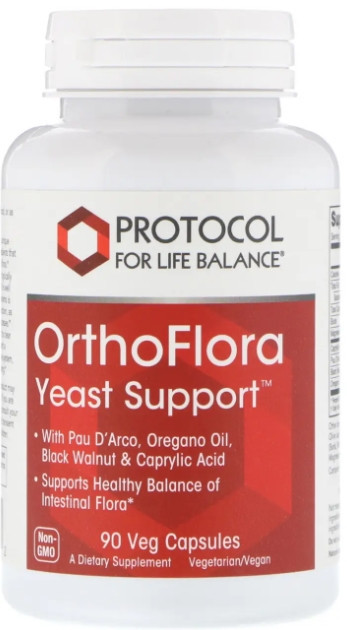 Комплекс Protocol for Life Balance OrthoFlora Yeast Support 90 капсул Киев - изображение 5