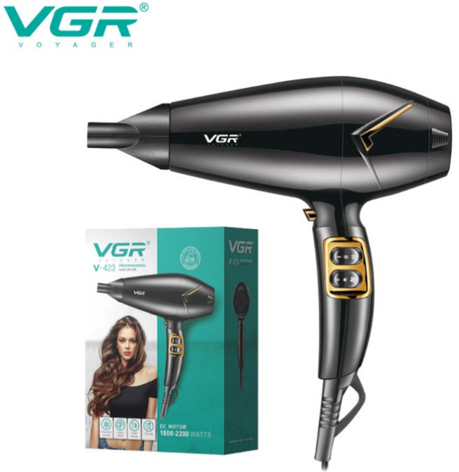 Фен для укладки волос VGR V-423 Дніпро - фото 1