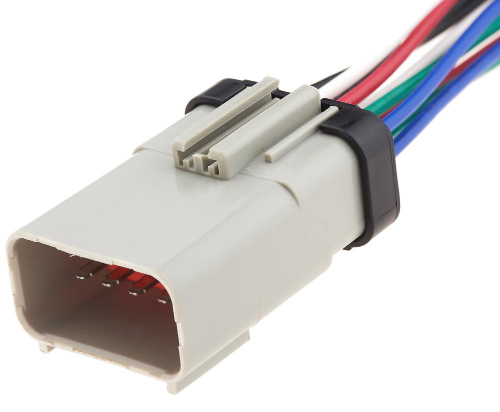 Електричний з'єднувач із дротом, 10-контактний Сірий, Пластик, Київ - фото 1