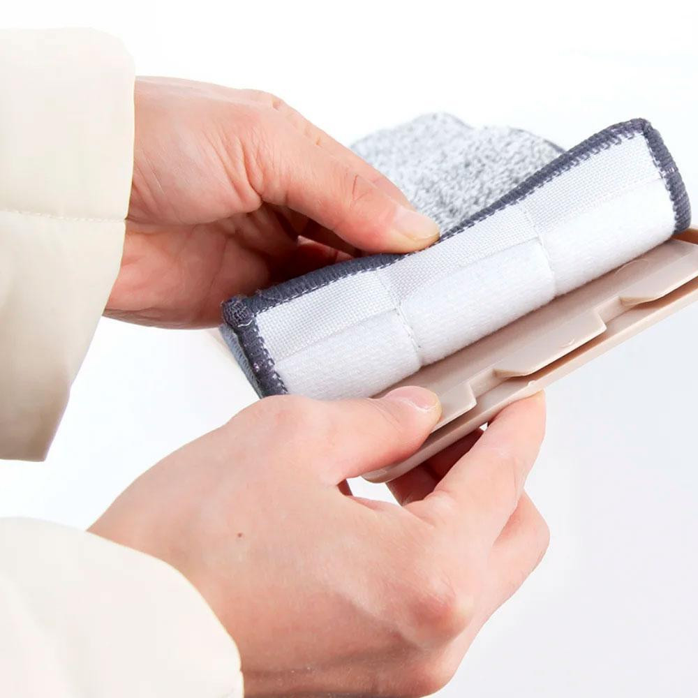 Запаска для швабры из микрофибры 32*11 см / Сменная насадка для плоской швабры Киев - изображение 6