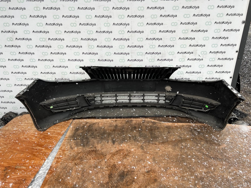 Бампер передній Skoda Fabia II 2010-2015 (універсал) Ковель - изображение 5