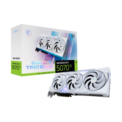 Видеокарта MSI GeForce RTX5070 Ti 16GB GAMING TRIO OC WHITE (RTX 5070 Ti 16G GAMING TRIO OC WHITE) Винница - изображение 7