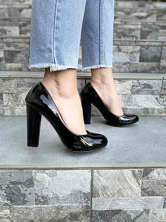 Туфлі жіночі SEASTAR KK-05 чорні (весна-осінь, еко-лак) (4579) лише 37р. 37 Коломыя