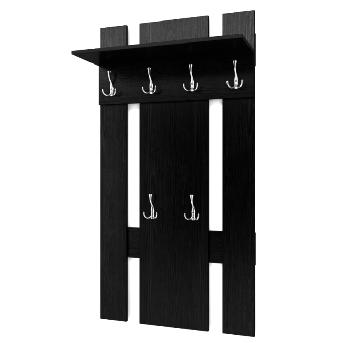 Вішалка-щит для одягу "Луїс" венге Миколаїв - фото 1