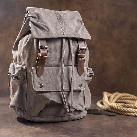 Рюкзак текстильный походный Серый (Vintage) Киев